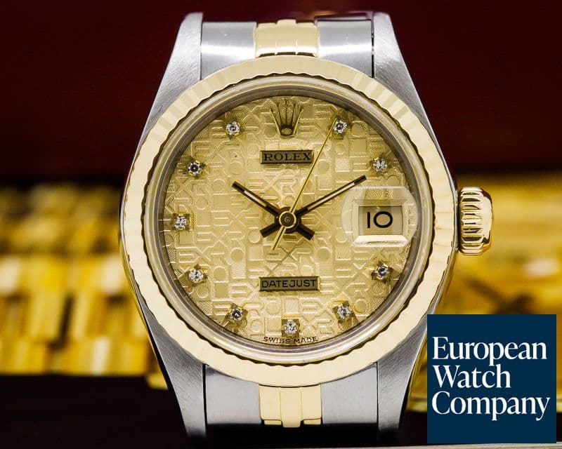 Image of Rolex Lady Datejust Diamond Gold Dial 18K / SS