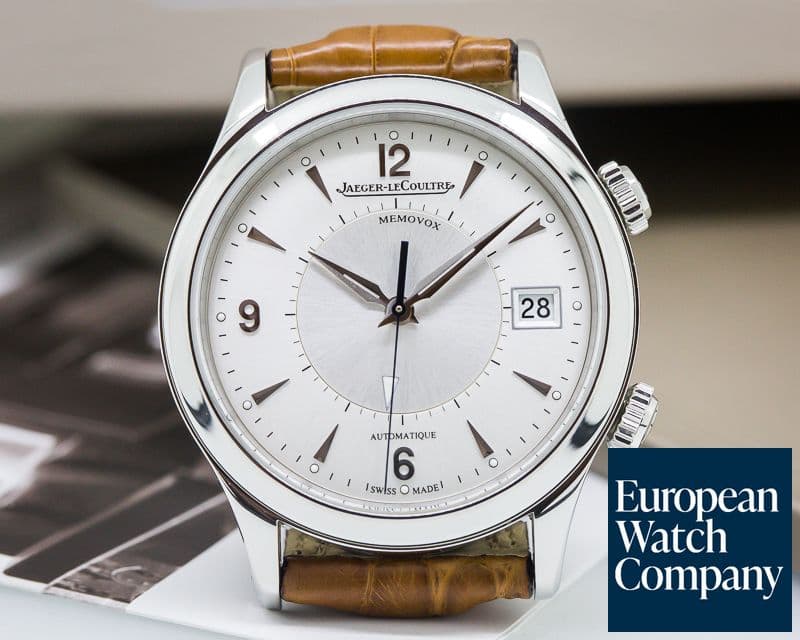 Image of Jaeger LeCoultre Master Memovox SS Silver Dial 
