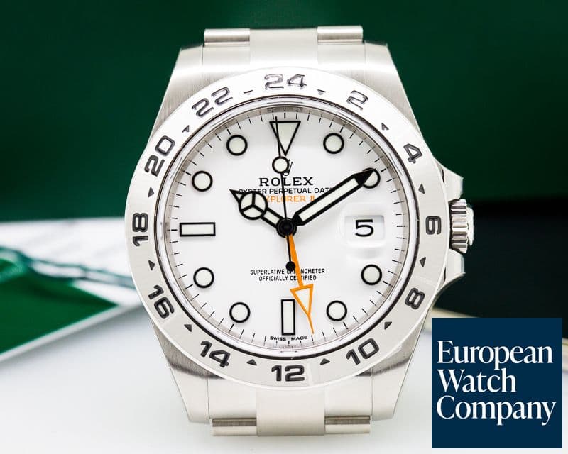 Image of Rolex Explorer II White Dial SS / SS UNWORN