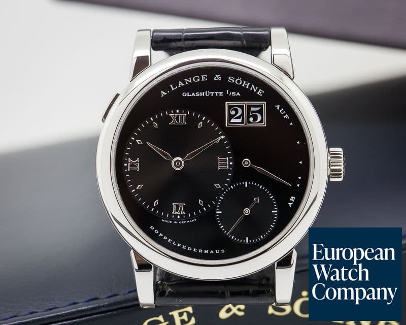 Image of A. Lange and Sohne Lange 1 Platinum Black Dial "DARTH"