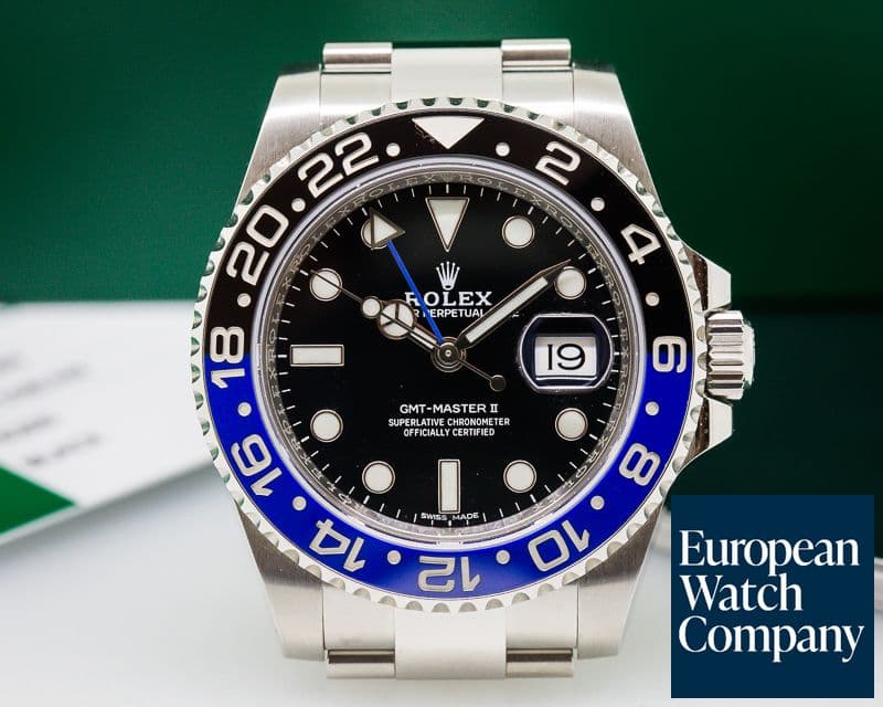 Image of Rolex GMT Master II Ceramic Black & Blue SS 