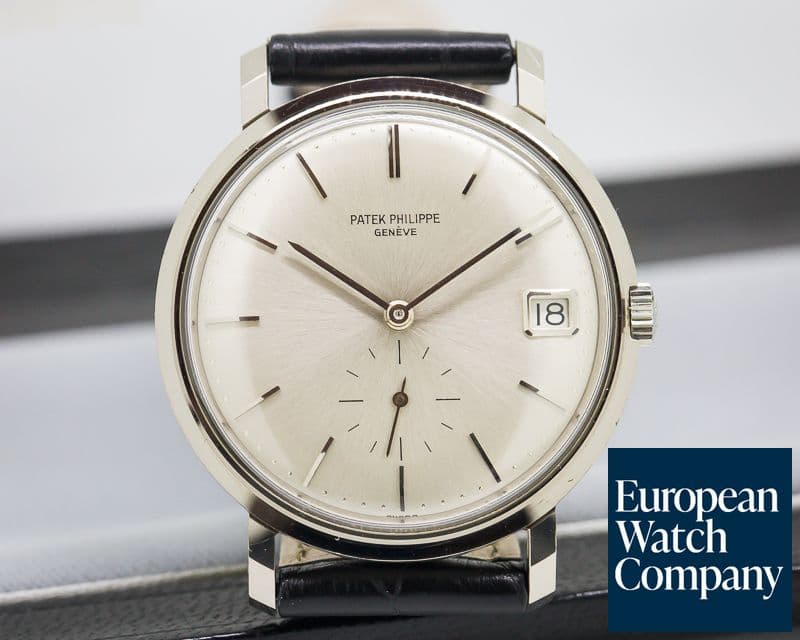 Image of Patek Philippe Vintage Calatrava 3445 Automatic 18K White Gold 'NEW OLD STOCK'