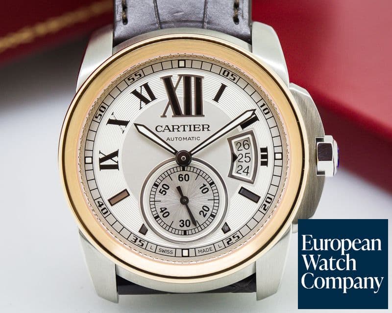 Image of Cartier Calibre de Cartier SS / 18K Rose Gold 
