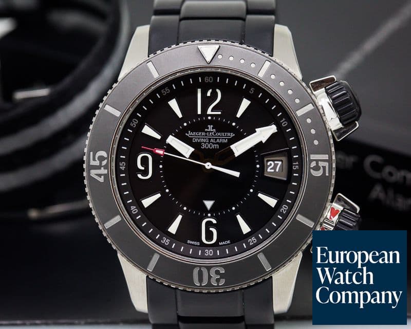 Image of Jaeger LeCoultre Master Compressor Diving Navy Seals Alarm / Rubber Bracelet