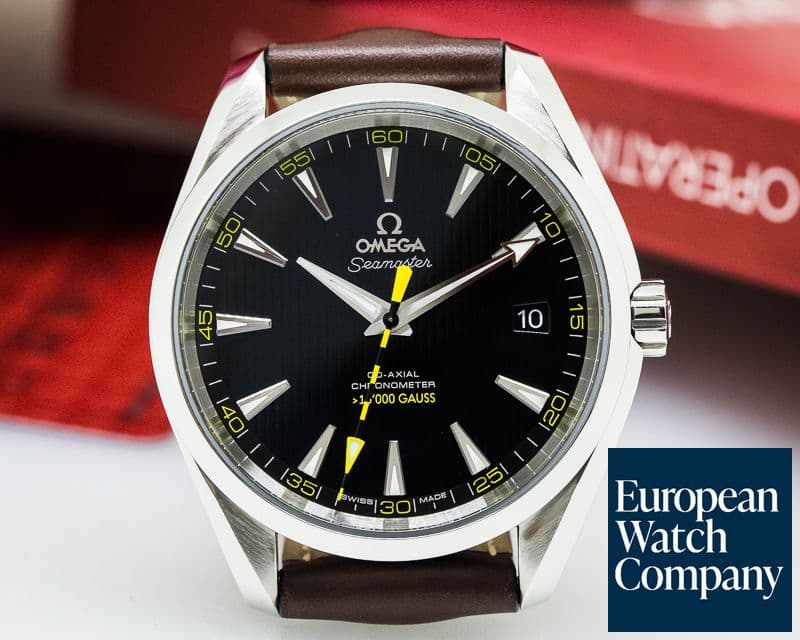 Image of Omega Aqua Terra Co-Axial 150M Black Dial SS / Strap