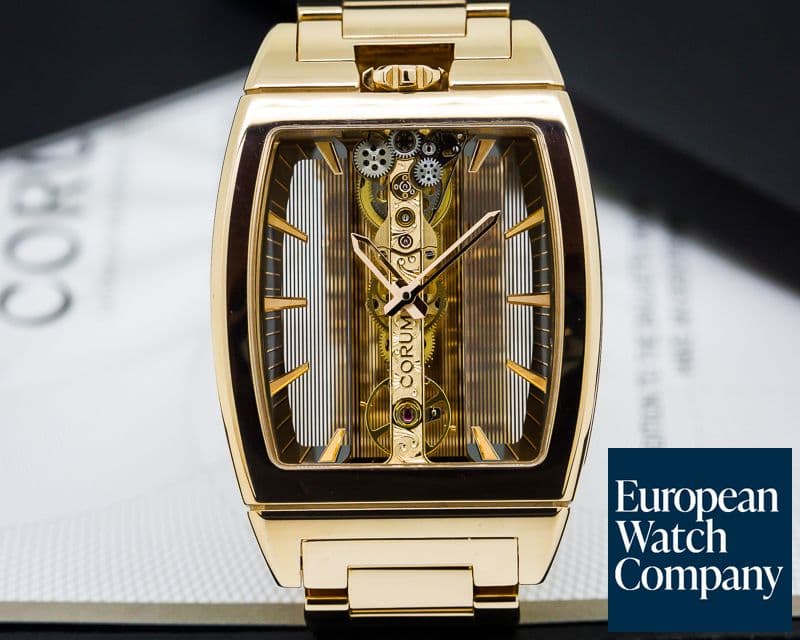 Image of Corum Golden Bridge 18K Rose Gold / Bracelet 
