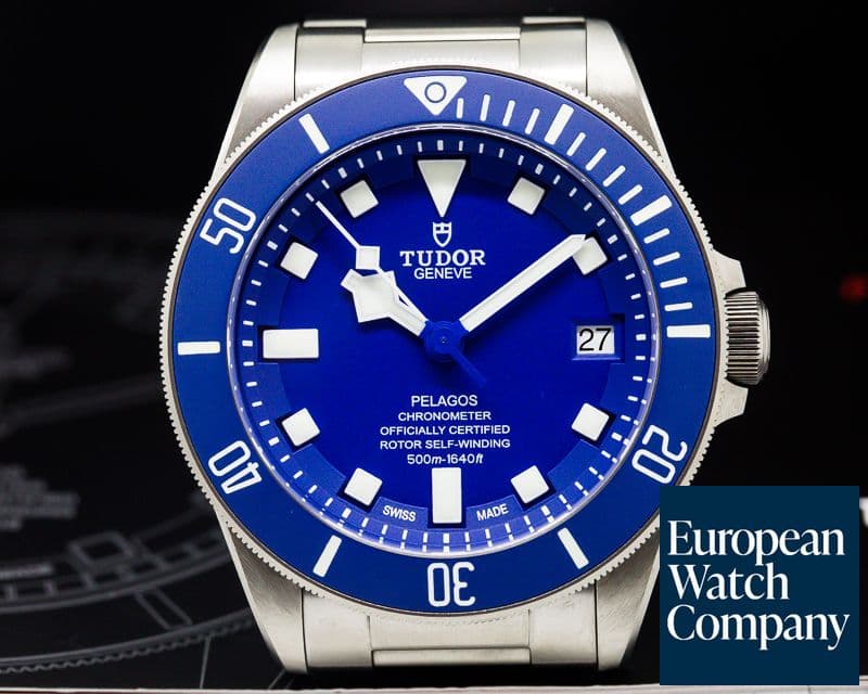 Image of Tudor Pelagos Blue Dial In-House Caliber Titanium 