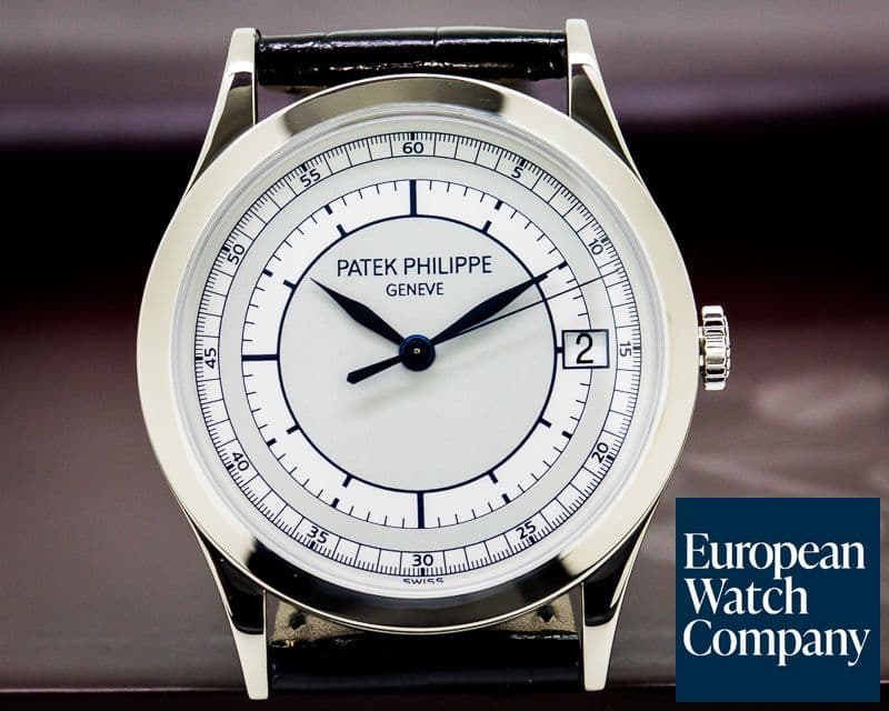 Image of Patek Philippe Calatrava 18K White Gold Sector Dial 