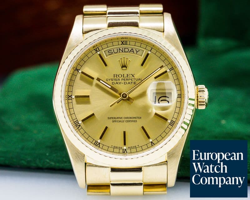 Image of Rolex Day Date Champagne Dial Yellow Gold
