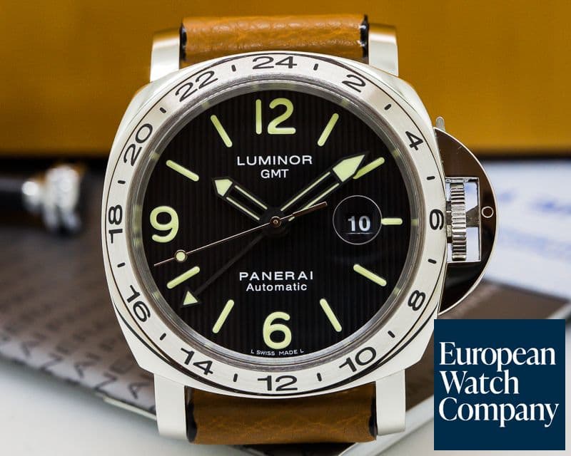 Image of Panerai Luminor GMT Tuxedo Dial SS 