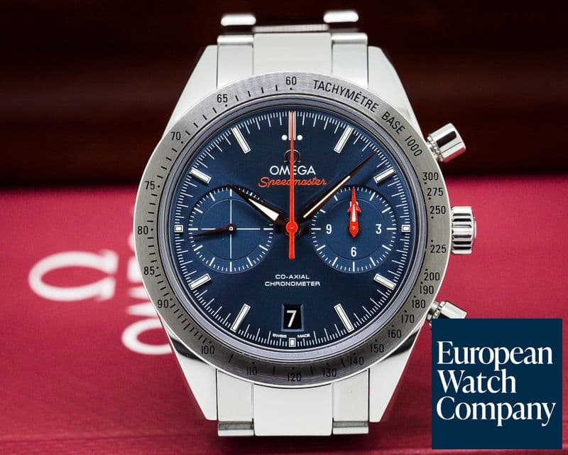 Image of Omega Speedmaster '57 Co-Axial SS / SS Blue Dial