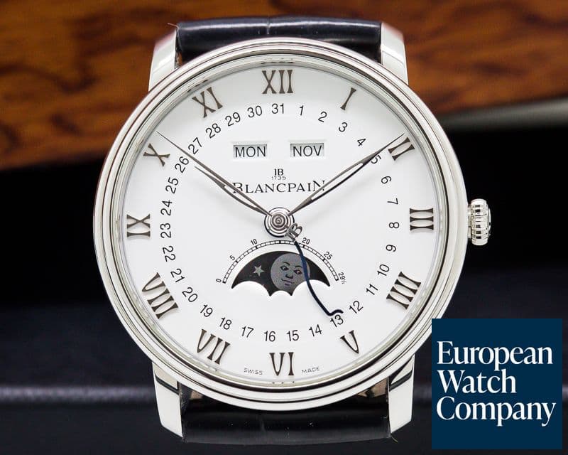 Image of Blancpain Villeret Moonphase Complete Calendar 40MM