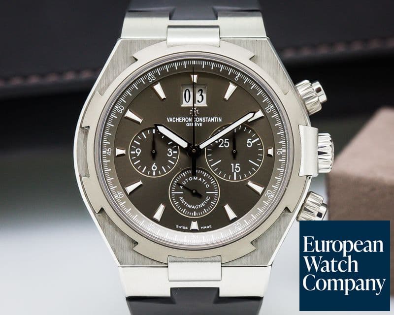 Image of Vacheron Constantin Overseas Chronograph SS Gray Dial / Rubber 