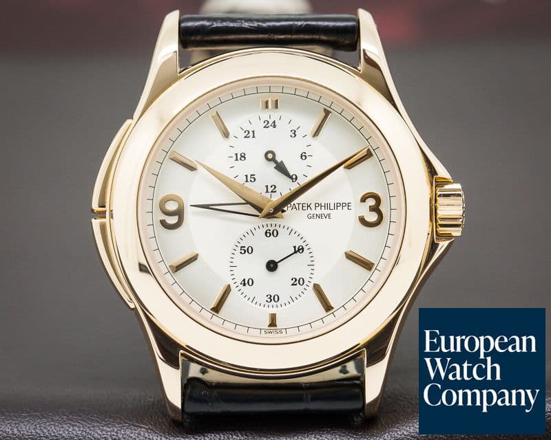 Image of Patek Philippe Travel Time 18K Rose Gold Manual Wind