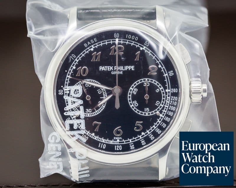 Image of Patek Philippe Split Second Platinum Black Enamel Dial