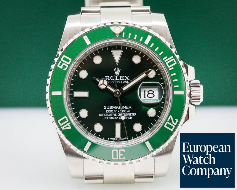 Image of Rolex Submariner Green Ceramic Bezel Green Dial 
