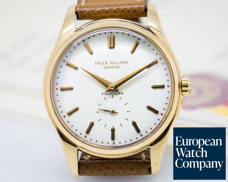 Image of Patek Philippe Vintage Calatrava 2526 'First Series' ROSE GOLD Freccero Enamel Dial 