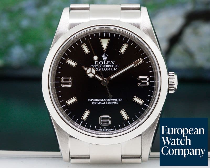 Image of Rolex Explorer I 36MM SS FULL SET 


