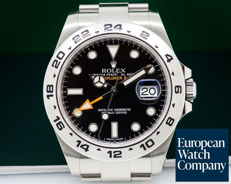 Image of Rolex Explorer II Black Dial SS / SS