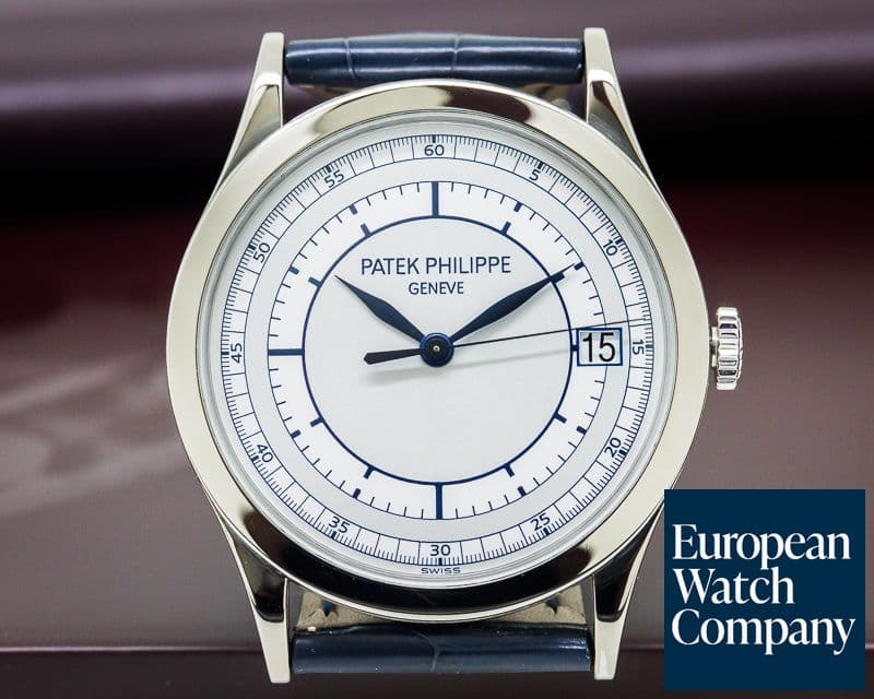 Image of Patek Philippe Calatrava 18K White Gold Sector Dial 