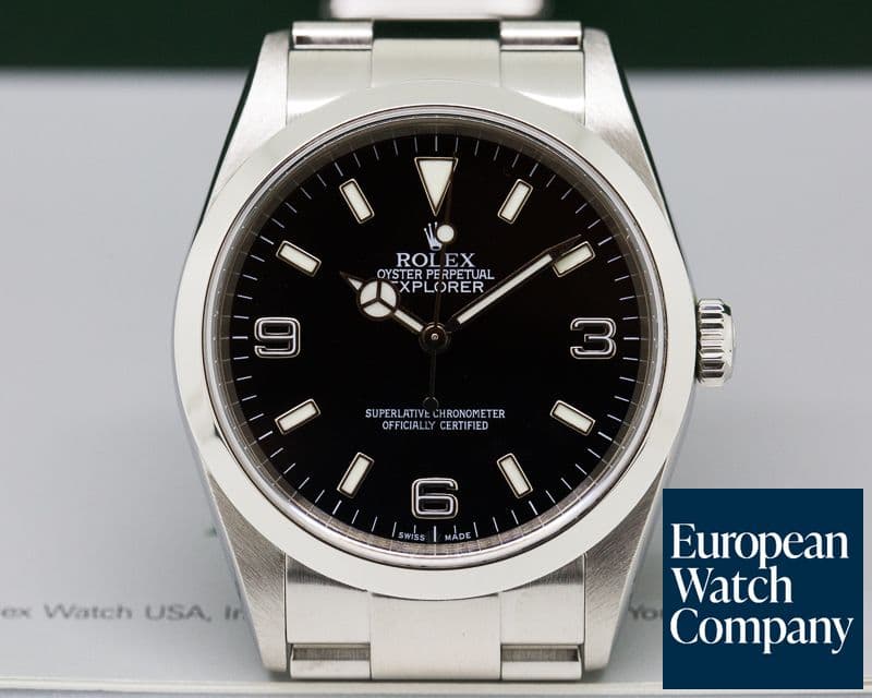Image of Rolex Explorer I 36MM SS FULL SET 

