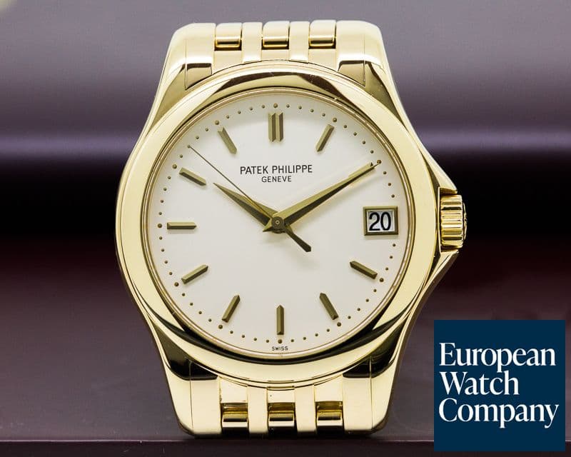 Image of Patek Philippe Calatrava 18K Yellow Gold / Bracelet 