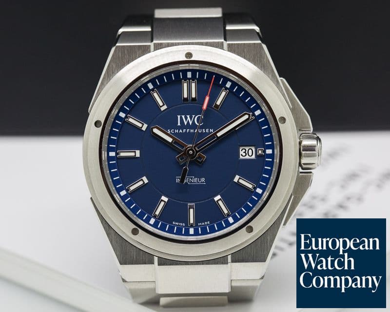 Image of IWC Ingenieur Laureus Blue Dial Limited SS