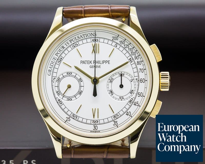 Image of Patek Philippe Chronograph 18K Yellow Gold Pulsation Dial