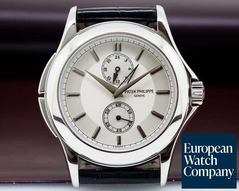 Image of Patek Philippe Travel Time Manual Silver Dial Platinum 