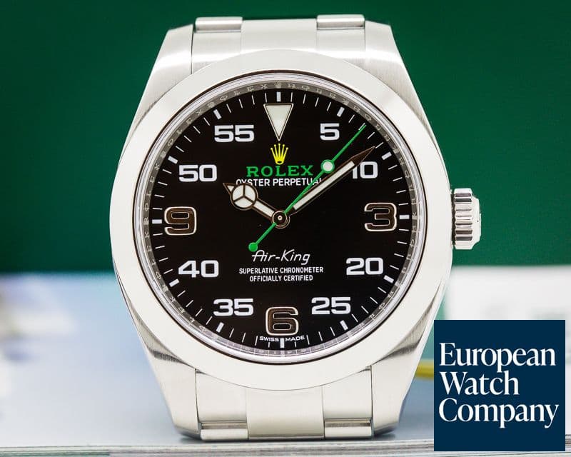 Image of Rolex Air King Black Dial SS 