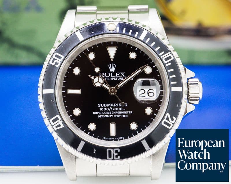 Image of Rolex Submariner Date SS Full Set + Original Receipt 