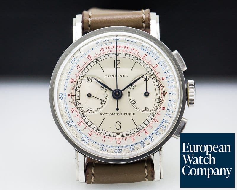 Image of Longines Rare Vintage 13ZN Chronograph SS