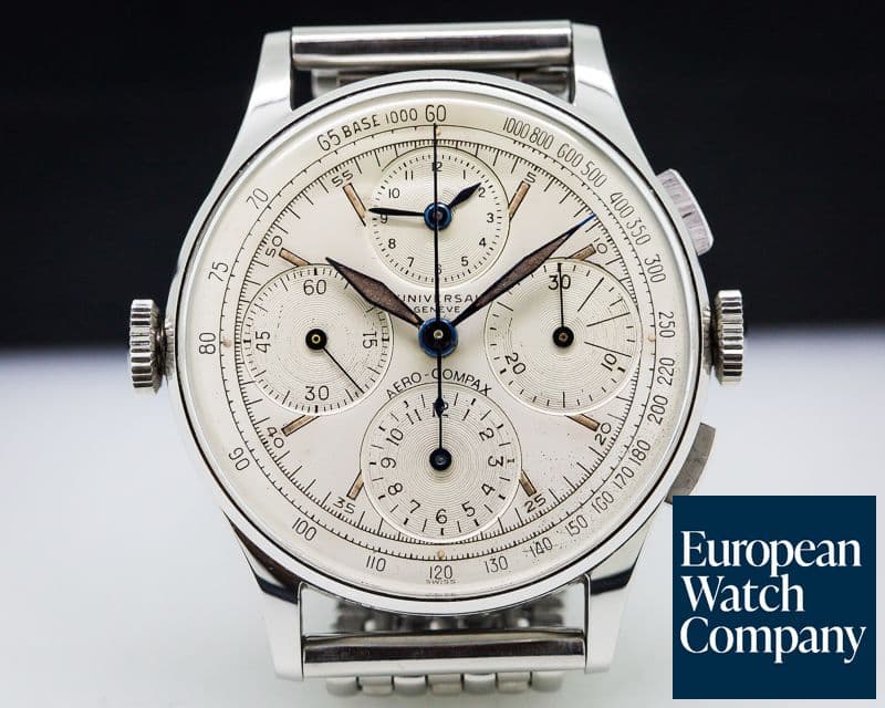 Image of Universal Geneve Vintage Aero Compax SS 