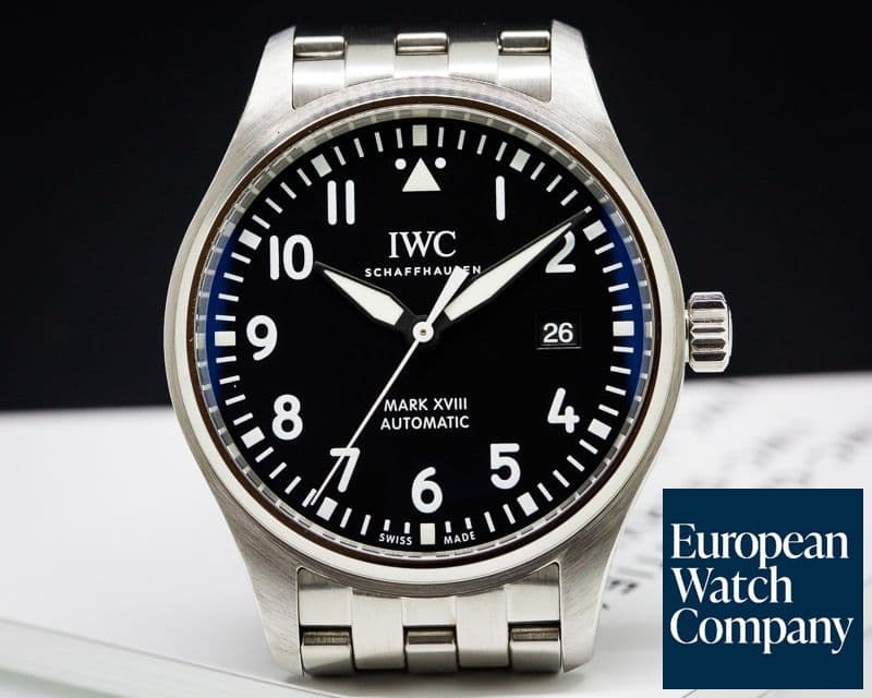 Image of IWC Mark XVIII Black Dial SS / SS
