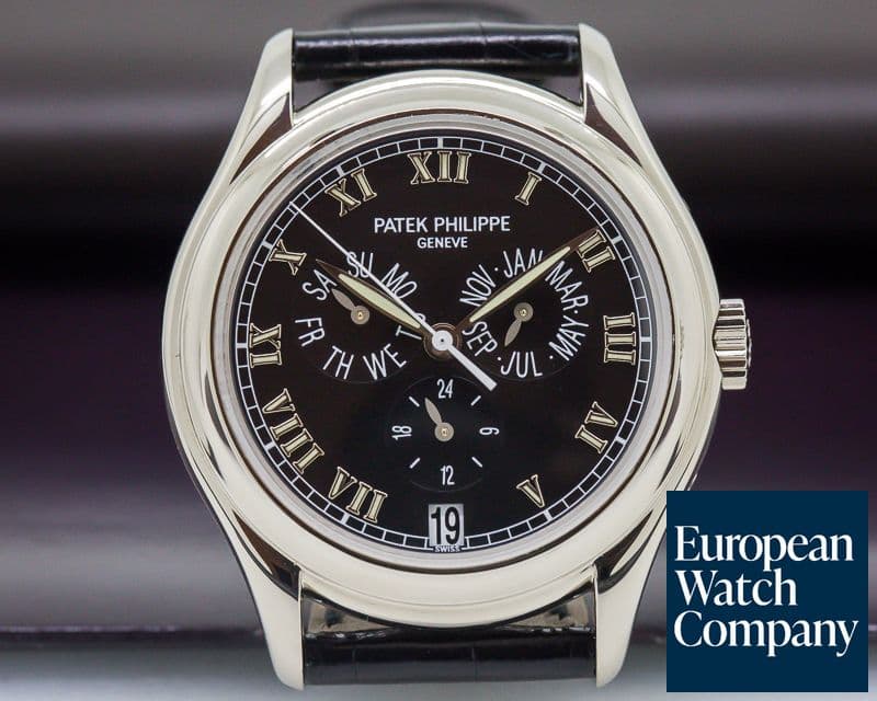 Image of Patek Philippe Annual Calendar 18K White Gold Black Dial 