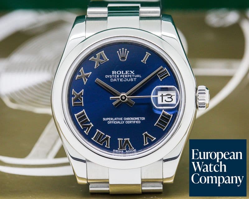 Image of Rolex Ladies Rolex Datejust Blue Roman Dial 