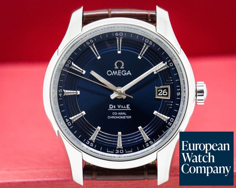 Image of Omega De Ville Co-Axial Hour Vision Blue Dial SS 