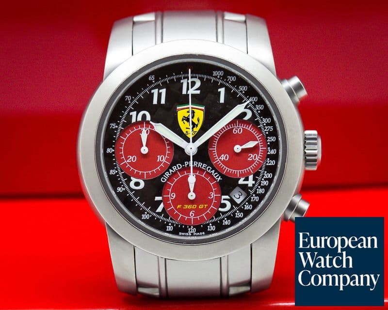 Image of Girard Perregaux Ferrari F360 GT Chronograph Titanium Limited / Carbon Fiber 