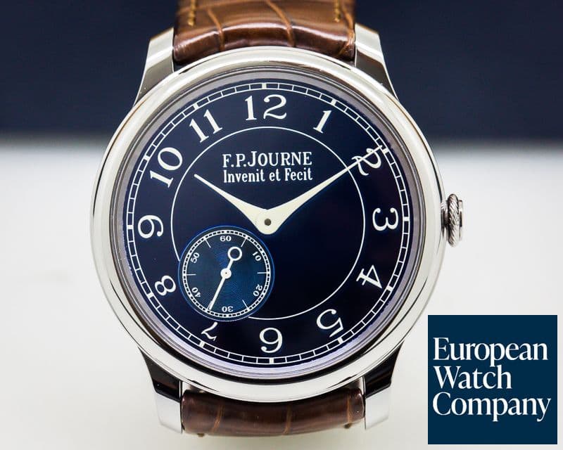 Image of F. P. Journe Chronometre Bleu Tantalum Blue Dial 