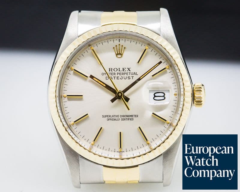Image of Rolex Datejust Silver Dial SS / 18K