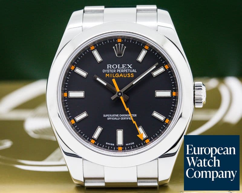 Image of Rolex Milgauss SS Black Dial
