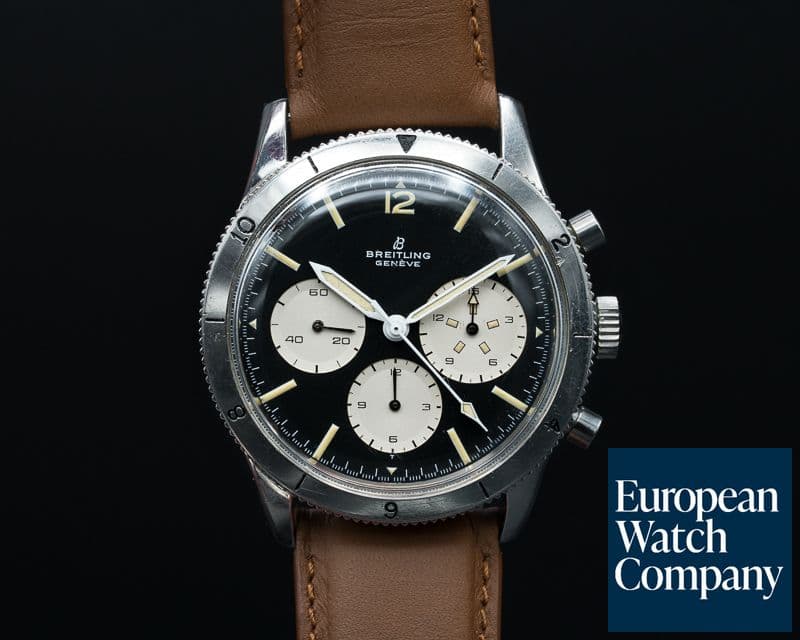 Image of Breitling Vintage Breitling AVI Pilot Watch SS RARE