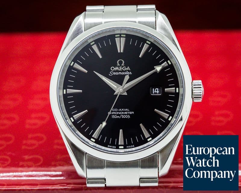 Image of Omega Aqua Terra Large Black Dial SS