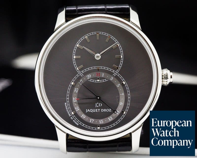Image of Jaquet Droz Grande Seconde Quantieme Automatic SS Grey Dial