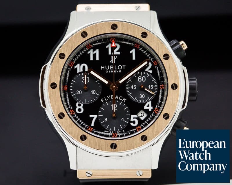Image of Hublot Super B Flyback Chronograph SS / 18K Rose Gold 