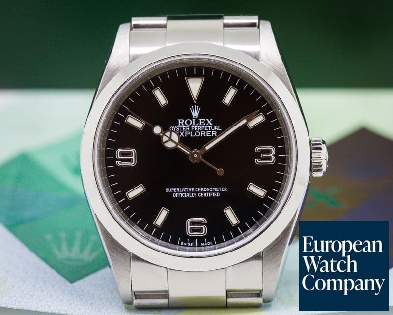 Image of Rolex Explorer I 36MM SS FULL SET 

