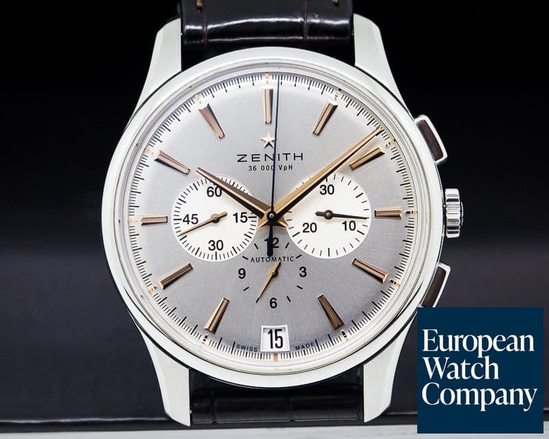 Image of Zenith Captain Chronograph SS / Silver Dial 