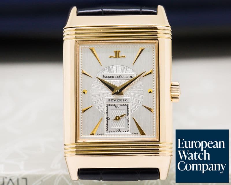 Image of Jaeger LeCoultre Reverso Art Deco 18K Rose Gold / Deployant Buckle 