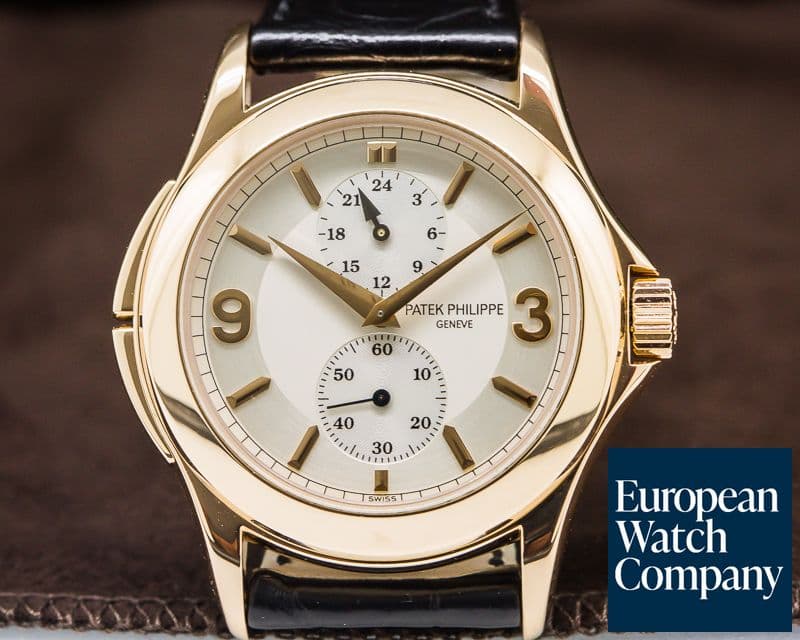 Image of Patek Philippe Travel Time 18K Rose Gold Manual Wind