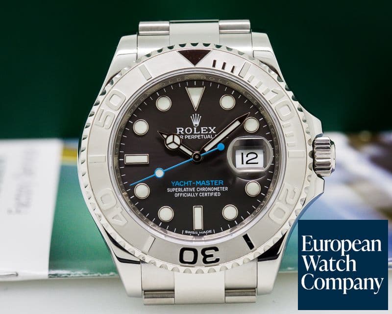 Image of Rolex Yacht Master SS Rhodium Dial / Platinum Bezel